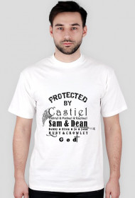 Supernatural: "Protected by Castiel, Sam, Dean..."
