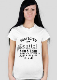 Supernatural: "Protected by Castiel, Sam, Dean..."