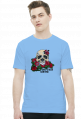 Koszulka męska - Czacha i róże. Pada