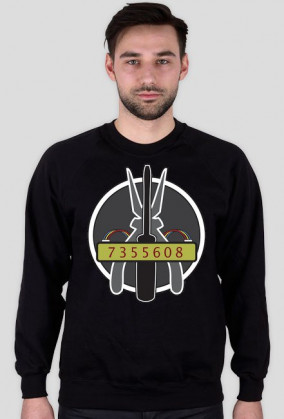 BOMB bluza czarna/biała