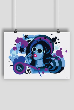 Glasses - plakat