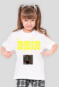 Koszulka z napisem dla dziewczynki