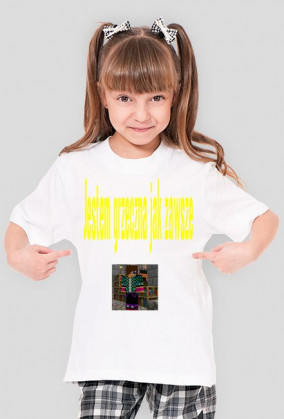Koszulka z napisem dla dziewczynki