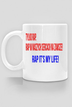 kubek "rap życiem"