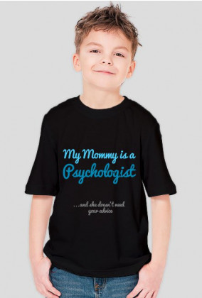 My mommy is a psychologist - niebieska