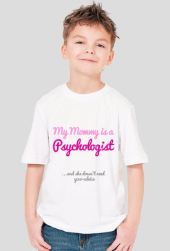 My mommy is a psychologist - różowa