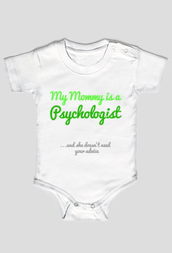 My mommy is a psychologist - zielona, body
