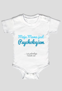 Moja mama jest psychologiem - niebieskie body