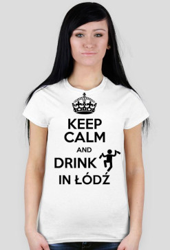KeepCalm ŁDZ White