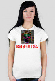 Kobieca koszulka z napisem