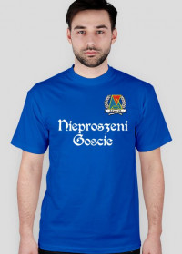T-shirt | Nieproszeni Goście [niebieska]