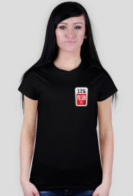 Czarny T-Shirt 126polska.pl - damski wz.1