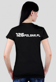 Czarny T-Shirt 126polska.pl - damski wz.1