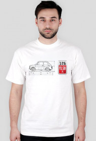 Biały T-Shirt 126polska.pl - męski wz.2