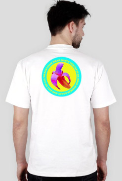 DRAEM TBANANA WHITE TEE 2 SIDES FUCKER