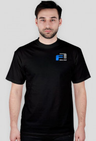 Koszulka, czarna, małe logo