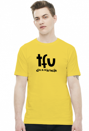 tfu demokracja - koszulka męska