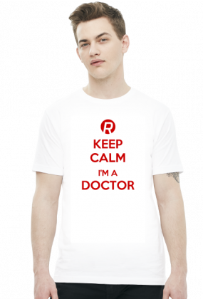 Keep calm I'm a doctor Red