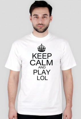 Keep Calm And PLay LOL - Biała