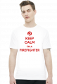 Keep calm I'm a firefighter Red