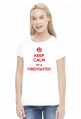 Keep calm I'm a firefighter Red