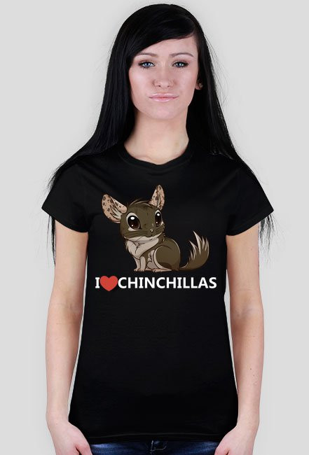 Tshirt I Love Chinchillas