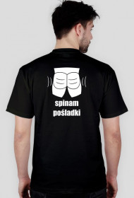 Koszulka "Czarny Żebrak spina pośladki"