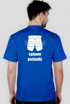 Koszulka "Czarny Żebrak spina pośladki"