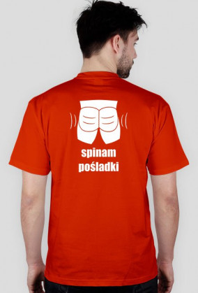 Koszulka "Czarny Żebrak spina pośladki"