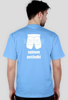 Koszulka "Czarny Żebrak spina pośladki"
