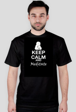 Keep Calm & Meditate (Men Black 1)