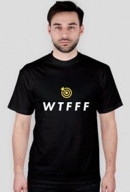 T-shirt WTFFF / czarny
