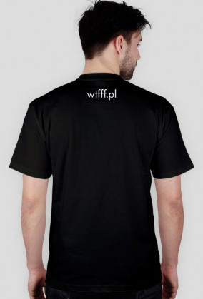 T-shirt WTFFF / czarny