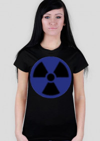 Koszulka Radioactive -Niebieska, Damska