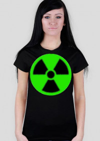 Koszulka Radioactive - Zielona,Damska