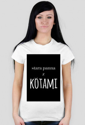 Stara panna z kotami, czarna grafika
