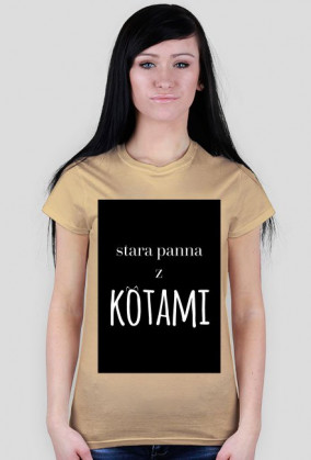 Stara panna z kotami, czarna grafika