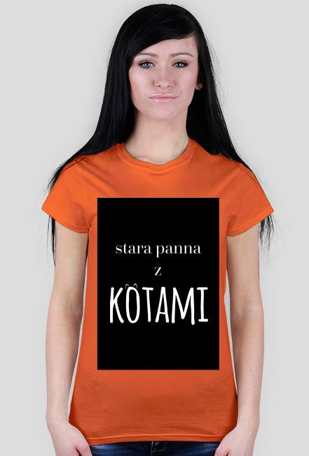 Stara panna z kotami, czarna grafika
