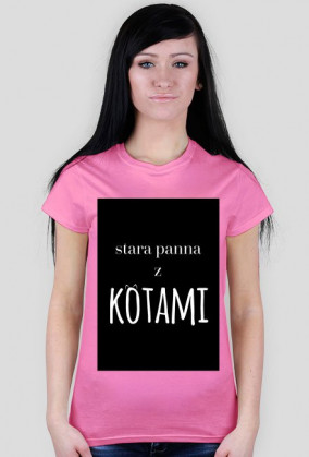 Stara panna z kotami, czarna grafika