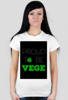 Proud to be vege, czarna
