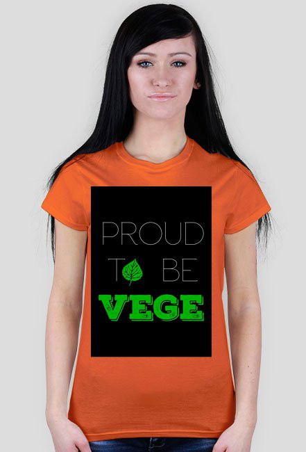 Proud to be vege, czarna