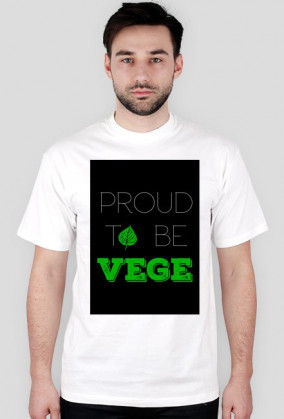 Proud to be vege, czarna