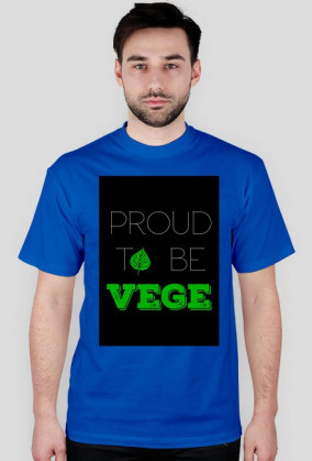 Proud to be vege, czarna