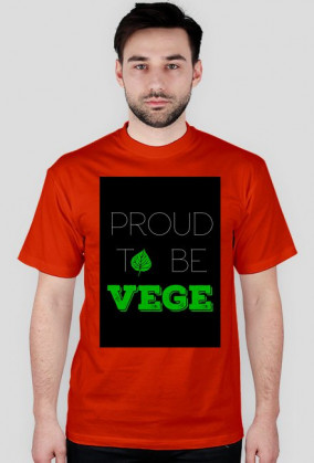 Proud to be vege, czarna