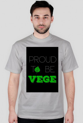 Proud to be vege, czarna