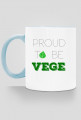 Kubek proud to be vege kolorowy