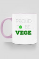 Kubek proud to be vege kolorowy