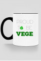 Kubek proud to be vege kolorowy