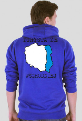 Turysta ze wschodniej - bluza kaptur