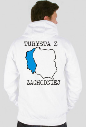 Turysta z zachodniej - bluza kaptur